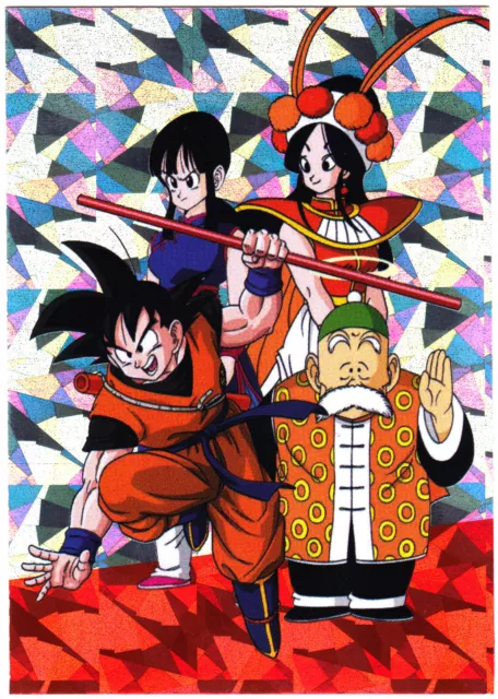 Dragon Ball Universall Collection card - D12 - Goku & Chichi & Grandpa Gohan