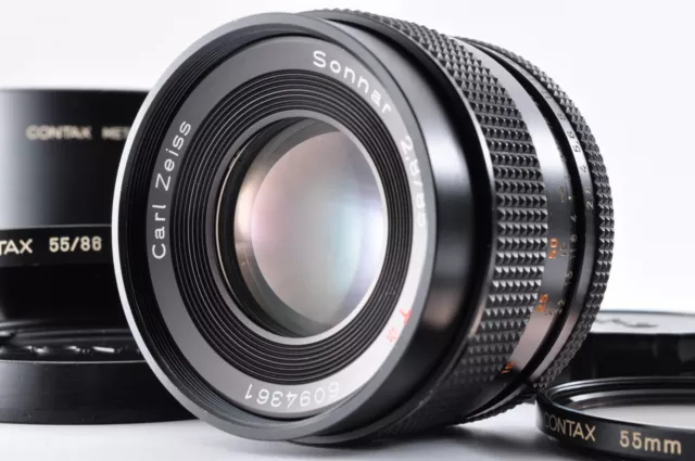 Contax Carl Zeiss Sonnar T* 85mm F/2.8 AEG MF Portrait Lens tested Exc+5 Fm Jp 1