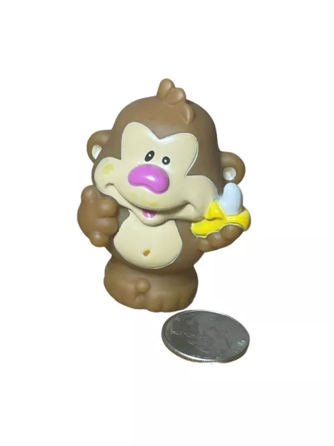 Little Tikes Company Zoo Animal Train Replacement Figure Monkey With Banana B