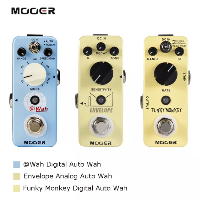 Mooer Auto Wah Electronic Pedal Series Guitar Effects Pedals Digital / Analog