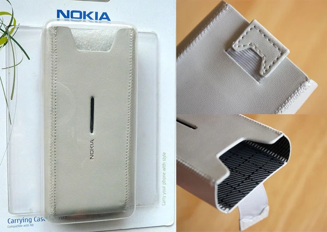 Étui Vintage NOKIA CP-507 Pour Nokia C7 - Housse Rétro En Plastique Noir