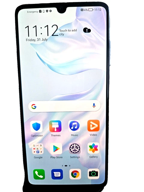 HUAWEI P30 ELE-L29 - 128GB - Breathing Crystal (Unlocked) (6GB RAM