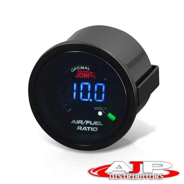 2" Digital JDM Blue LED Air Fuel Volt 52MM Turbo Car Gauge Meter For Subaru
