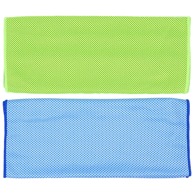 2 Pcs Face Cleaning Towel Cold Towel Football Towel Portable