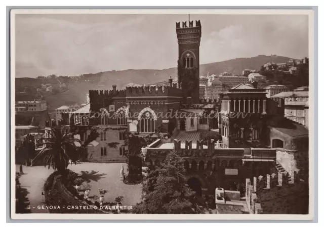 Genua / Genova Italien - Castello d'Albertis - Architektur - Foto AK 1930er