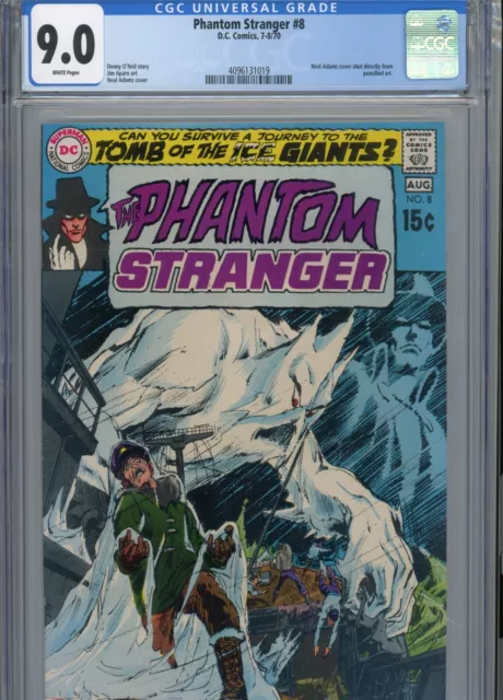 Phantom Stranger #8 Hi Grade 9.0 Cgc Adams Cover Aparo Art White Pages Oneil Sto