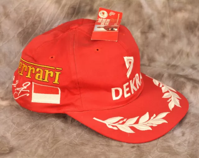 Michael Schumacher Collection DEKRA Ferrari F1 Formula One Base Cap - NEW w. Tag