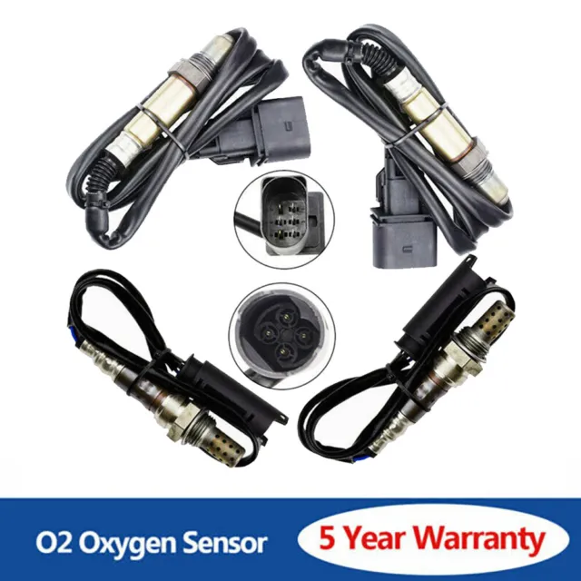 For 2002-2005 BMW 745i 745Li 4.4L O2 4pcs Oxygen sensor 1& 2 Upstream+Downstream