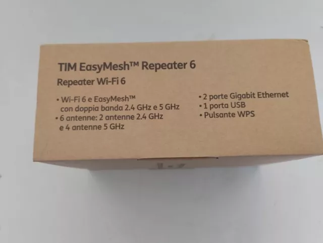 TIM Repeater EasyMesh 6 Technicolor Nero 3