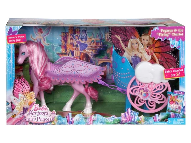 BARBIE MARIPOSA PEGASUS Horse The Flying Chariot BNIP 249.99 PicClick UK