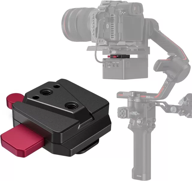 SMALLRIG Mini V Mount Battery Plate for DJI RS 3 / RS 3 Pro/RS 2 / RSC 2 gimbals