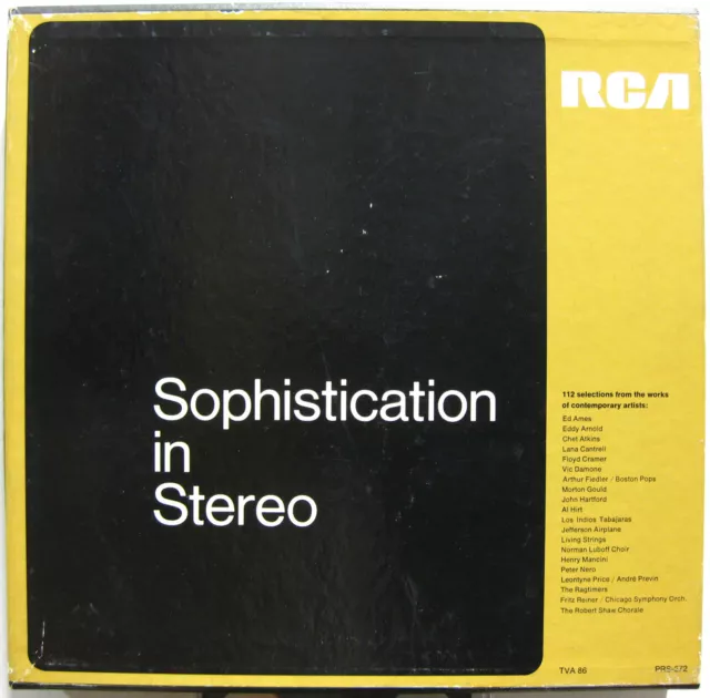 SOPHISTICATION  IN STEREO 1968 RCA Records PROMO 10 LP Box JEFFERSON AIRPLANE