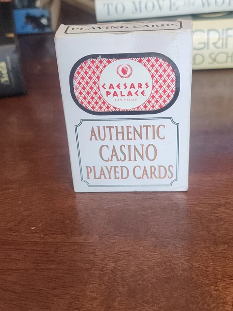Authentic Casino Played Cards - See Pics! Cesar's Palace Sealed VINTAGE
