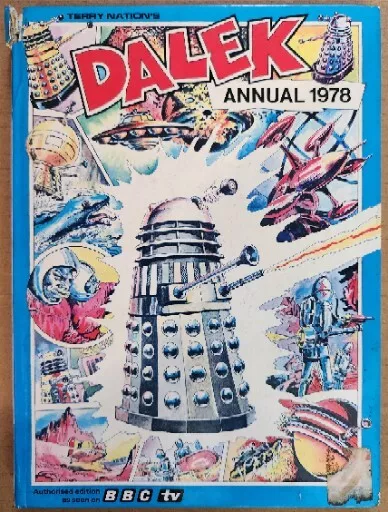 Doctor Who Annual 1978 Terry Nations Dalek Cover printed by World Distributors