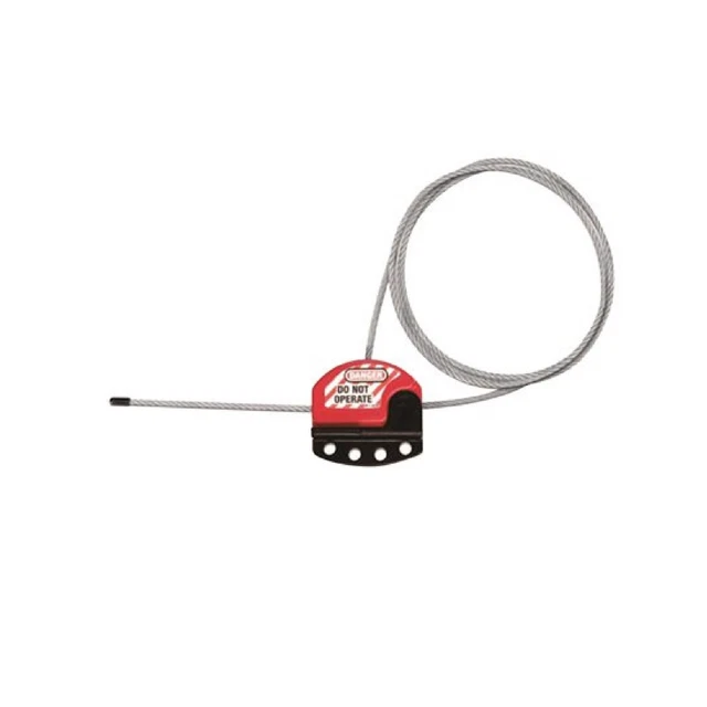 Master Lock S806 - Cavo Di Consignment Regolabile Acciaio Intrecciato MM 6.35