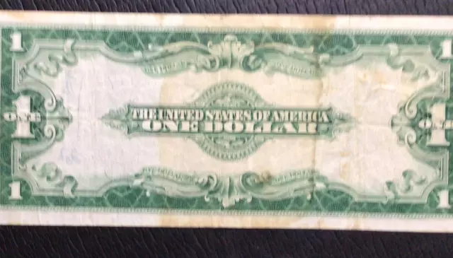 1923 $1 Blue SILVER Certificate "HORSEBLANKET"! VF Crispness! X6562! Currency!