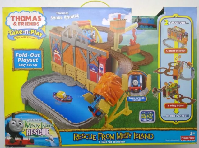 Thomas & Friends Take n Play Rescue from Misty Island Playset