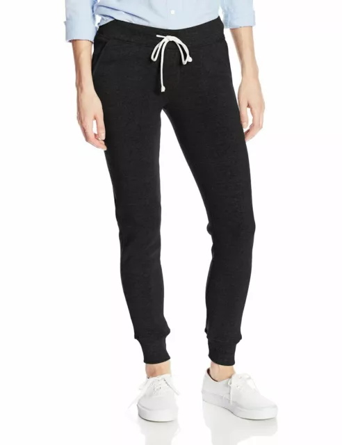 Alternative Women's Eco-Fleece Slim Fit Jogger Pant Black XL