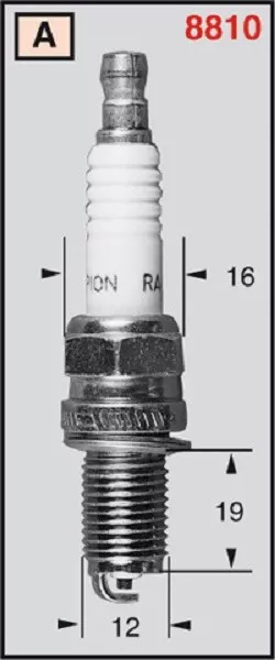 Bougie Champion Puch Lido CD 125 RA6HC