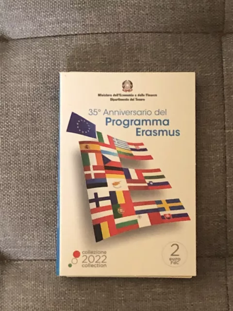 2 euros Bu Italie Programme Erasmus 2022 Limité A 12000 Ex