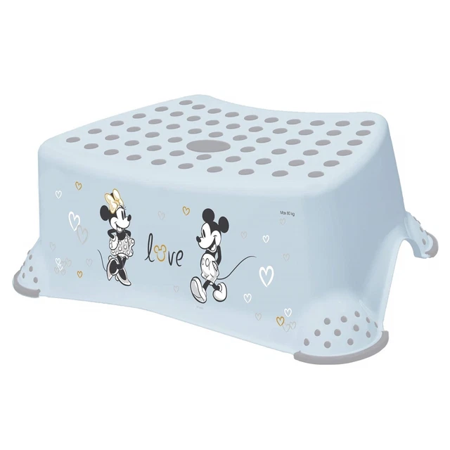 Keeeper Tritthocker mit Anti-Rutsch-Funktion Mickey Maus Blau