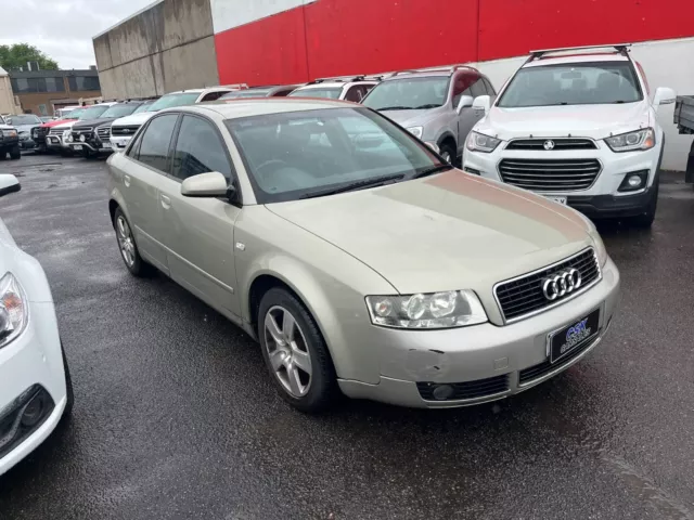 2003 Audi A4 Sedan 2.0Ltr 4Cyl Petrol Automatic No Reserve Auction No Reg No Rwc