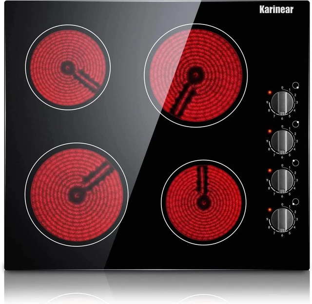 4 BURNER INDUCTION Cooktop 24 Inch Electric Cooktop, 220240V Builtin