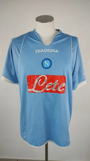 Diadora Naples Trikot Soccer Jersey Man Size 2XL Soccer 2007/08 Jersey Vintage