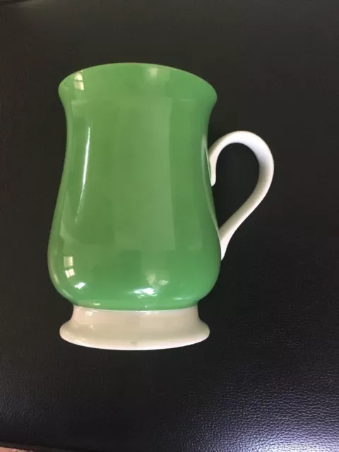 FITZ AND FLOYD, Inc. ~ Green and White ~ Footed Cup ~ Vintage - MCMLXXV ( 1975) $3.50 - PicClick