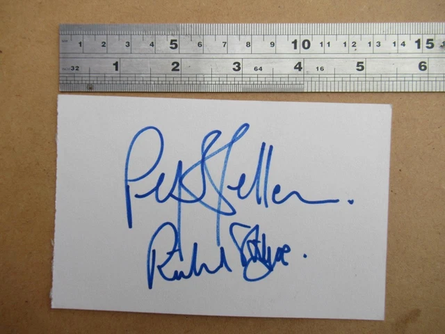 Richard Stilgoe & Peter Skellern  Original Autograph / Signature (File MY28)