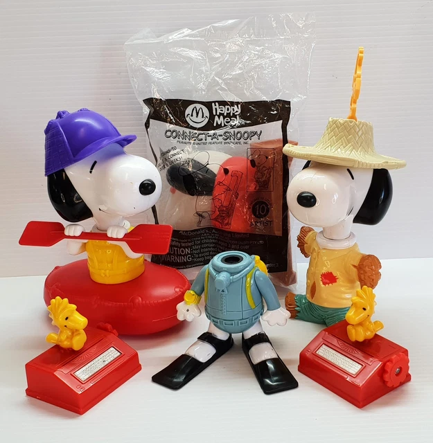 2002 CONNECT-A-SNOOPY MCDONALDS Happy Meal Toys - Mix and Match