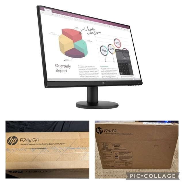 HP P24v G4 60,5 cm (23,8 Zoll) 1920x1080 Pixel Full HD schwarz