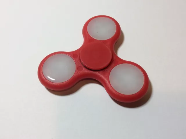 EDC LED Tri-Spinner Figet Spinner Hand Finger Antistress Focus Toy 3