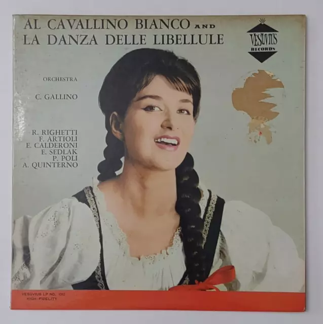 Al Cavallino Bianco and La Danze Delle Libellule vinyl record Vesuvius 1312