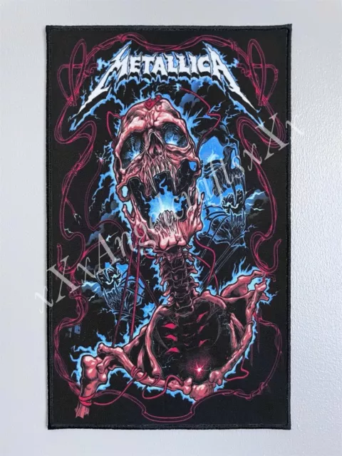 Large Sew On Printed Back Patch ~ Jacket Bag ~ Metallica