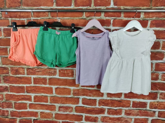 Girls Bundle Age 6-8 Years Next Boden M&S Summer Shorts Sleeveless T-Shirt 128Cm