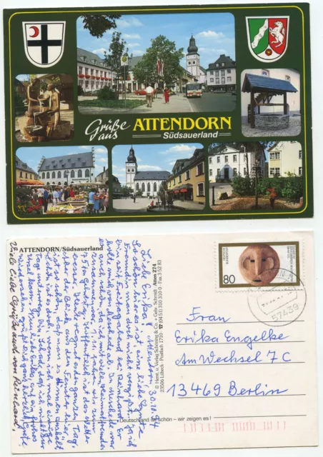 14219 - Attendorn - Südsauerland - postcard, run 31.10.1994