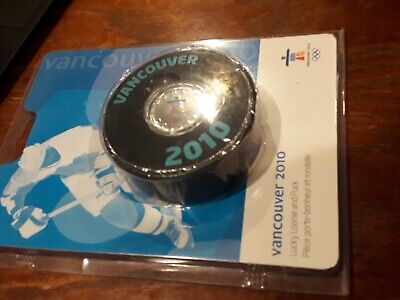Canada VANCOUVER 2010 LUCKY LOONIE AND HOCKEY PUCK   Olympic Winter Games