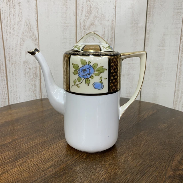 Noritake #3 Antique Pot Old Maruki Seal For UK Export Around 1906-1925