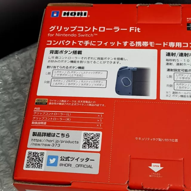 Split Pad Fit For Nintendo Switch: Midnight Blue Hori Japan New Region Free 3