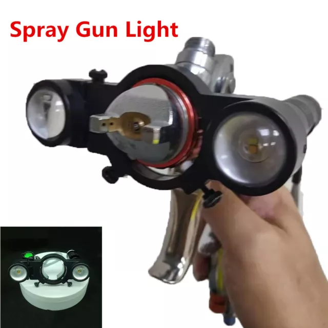 Adjustable Car Spray Gun Fill Lights Painting Airbrush Searchlight Work  Lighting