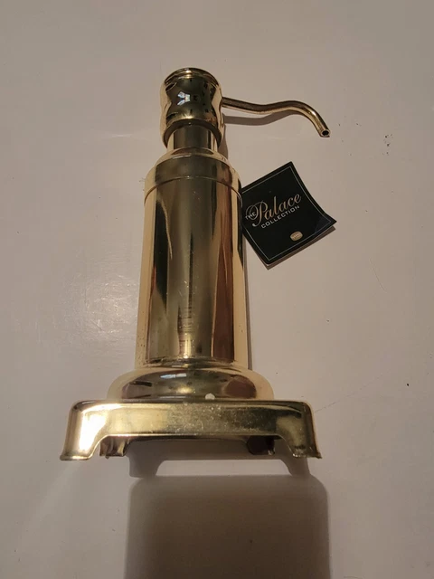 Stainless Steel Lotion /Soap Dispenser From The Palace Collection High End Vtg