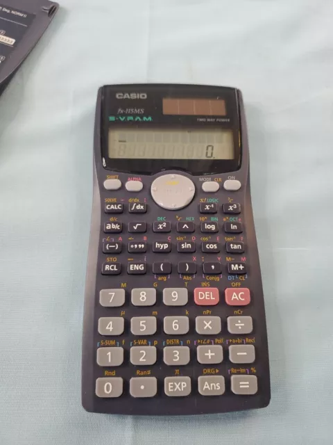 Casio FX-115MS Scientific Calculator With Cover