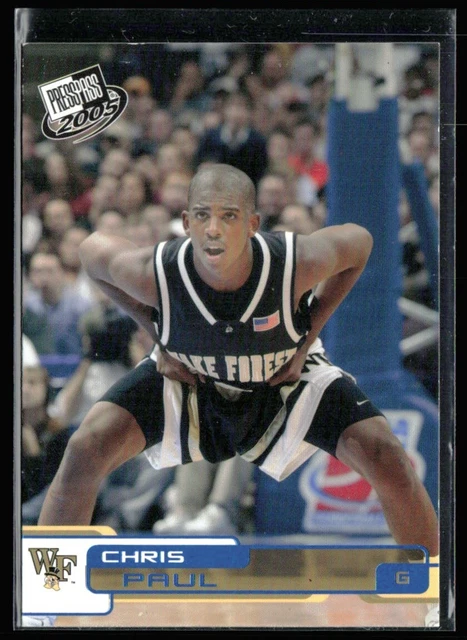 Chris Paul 2005-06 Press Pass Blue RC #B26 Wake Forest Demon Deacons