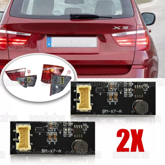 2x Für BMW X3 F25 Rückleuchte Rücklicht Plug Play Ersatz Platine Defektem LED