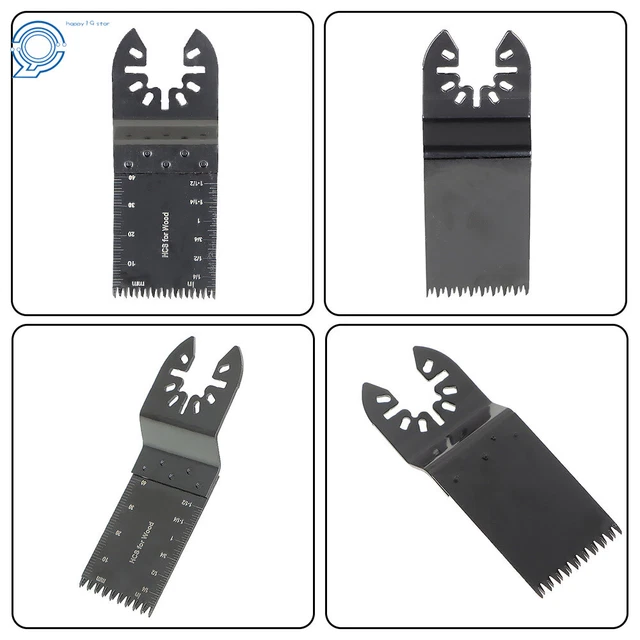 New Black Precision Tooth Blade 1-3/8 Inch Oscillating Saw Blades 50 Pieces