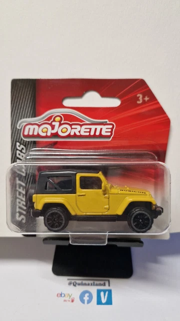 Lot Majorette 1:64 – Jeep Rubicon & Honda E Chase Car – Pack Rare (Neuf)