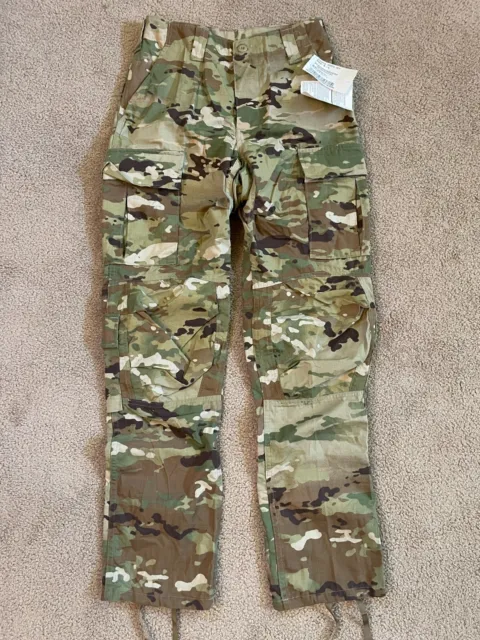 US Army OCP Improved Hot Weather Combat Trouser Camo Muticam Small Long  NEW