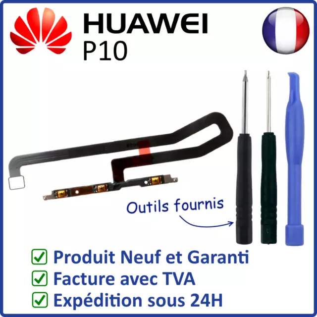 Nappe Interne Des Boutons Power On Off Et Volume + - Du Huawei P10 Avec Outils