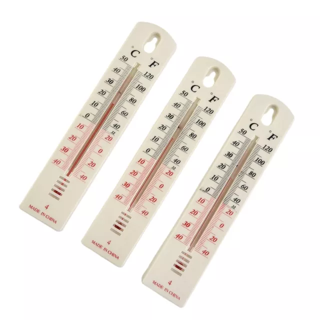 Thermomètre analogique avec double lecture de température affichage facile à 3